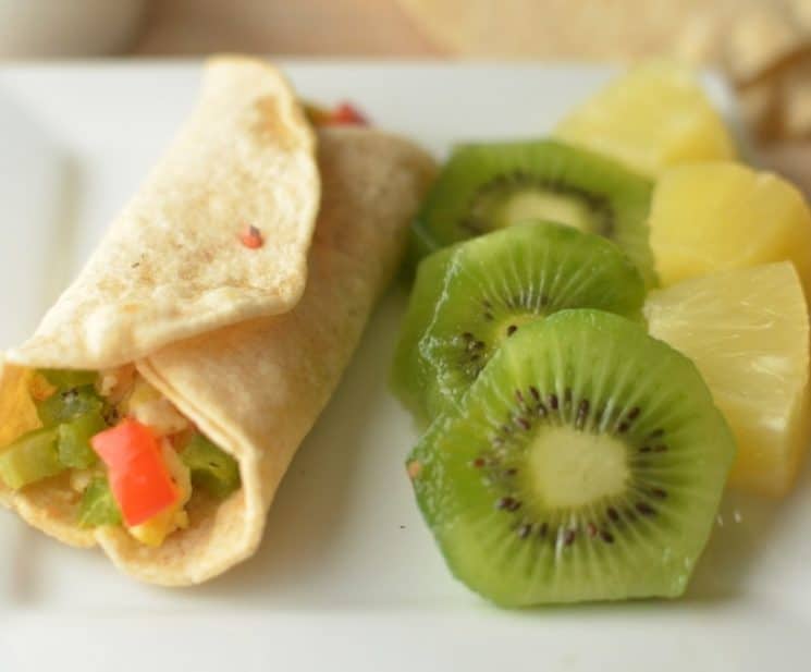 Homemade Whole Wheat Tortillas with Holiday Breakfast Burrito. Yes, you can do this yourself, and it's actually kind of fun!